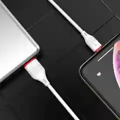 Кабель USB на Type-C "GFPower 17T", 1 метр, 2.4A, ПВХ, Android