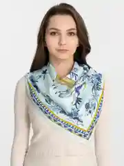 Ледяной платок шелковый