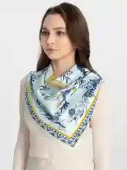 Ледяной платок шелковый