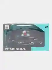 Угольный металлическая коллекционная машинка Bugatti Chiron