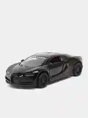 Черный металлическая коллекционная машинка Bugatti Chiron