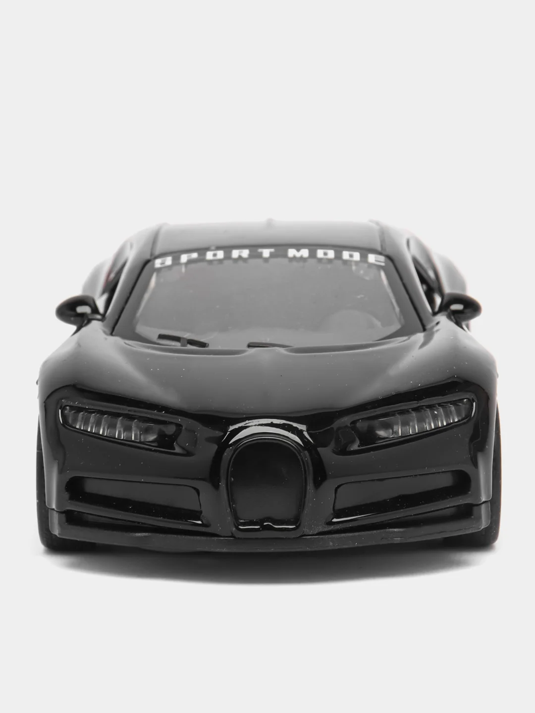 Черный металлическая коллекционная машинка Bugatti Chiron