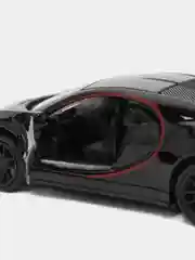 Черный металлическая коллекционная машинка Bugatti Chiron