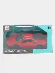 Алый металлическая коллекционная машинка Ferrari 488