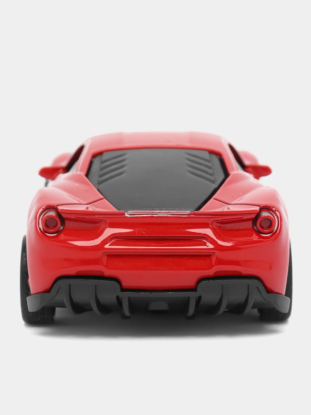Алый металлическая коллекционная машинка Ferrari 488