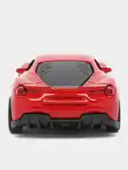 Алый металлическая коллекционная машинка Ferrari 488