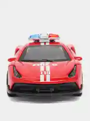 Красный металлическая коллекционная машинка Ferrari 488