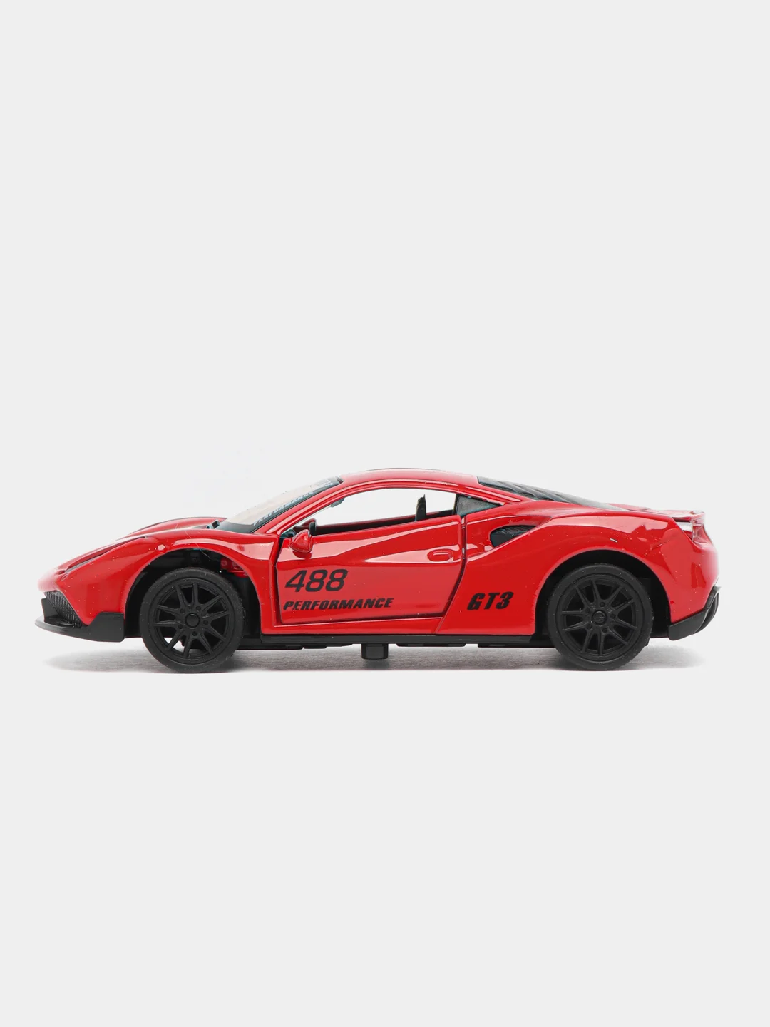 Разноцветный металлическая коллекционная машинка Ferrari 488