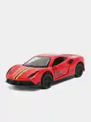 Разноцветный металлическая коллекционная машинка Ferrari 488