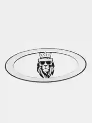 Эмблема для авто ВАЗ KING v.2 белая, на двухстороннем скотче