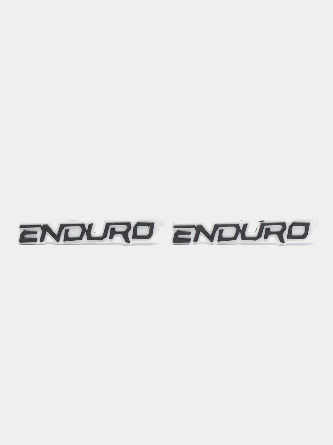 Шильдики на мотоцикл ENDURO 12*2,3см 2шт на двухстороннем скотче