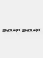 Шильдики на мотоцикл ENDURO 12*2,3см 2шт на двухстороннем скотче