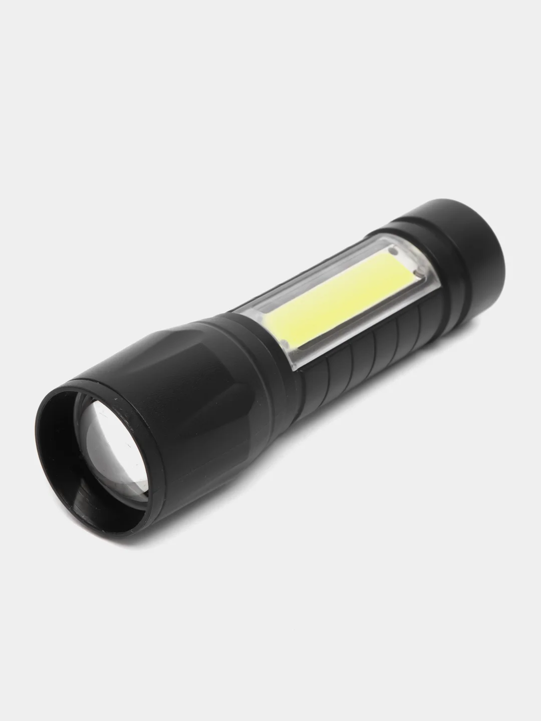 Светодиодный карманный фонарик аккумуляторный с зарядкой USB / Фонарик походный, для авто