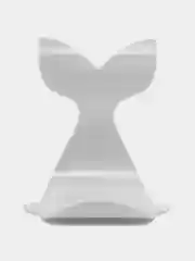Белый подставка для телефона, планшета/Подставка для смартфона настольная в виде кита