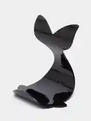 Черный подставка для телефона, планшета/Подставка для смартфона настольная в виде кита