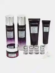 Фиолетовый подарочный набор уходовой косметики для лица Sadoer