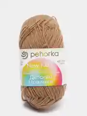 Бежевый пряжа Пехорка Детская новинка, 100% акрил, 50 г, 200 м