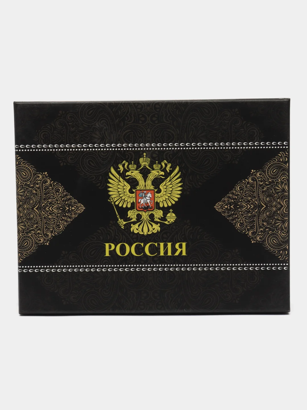 Пурпурный подарочный набор Фляжка 530мл c рюмками 60мл в коробке