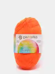 Оранжевый пряжа Пехорка Детская новинка, 100% акрил, 50 г, 200 м