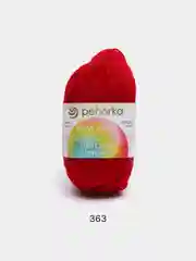 Красный пряжа Пехорка Детская новинка, 100% акрил, 50 г, 200 м