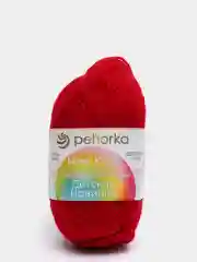 Красный пряжа Пехорка Детская новинка, 100% акрил, 50 г, 200 м