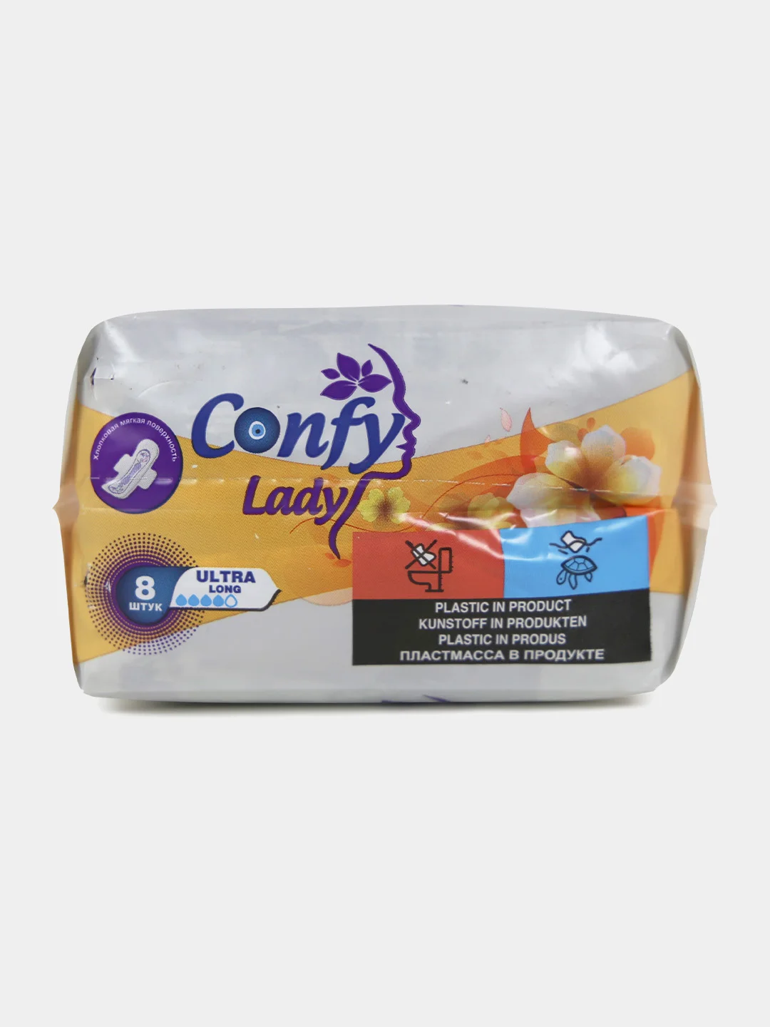 Гигиенические женские прокладки Confy Lady Ultra Long 8 шт (1+1)