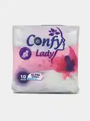 Гигиенические женские прокладки CONFY Lady Ultra Normal, 10 шт, 1+1