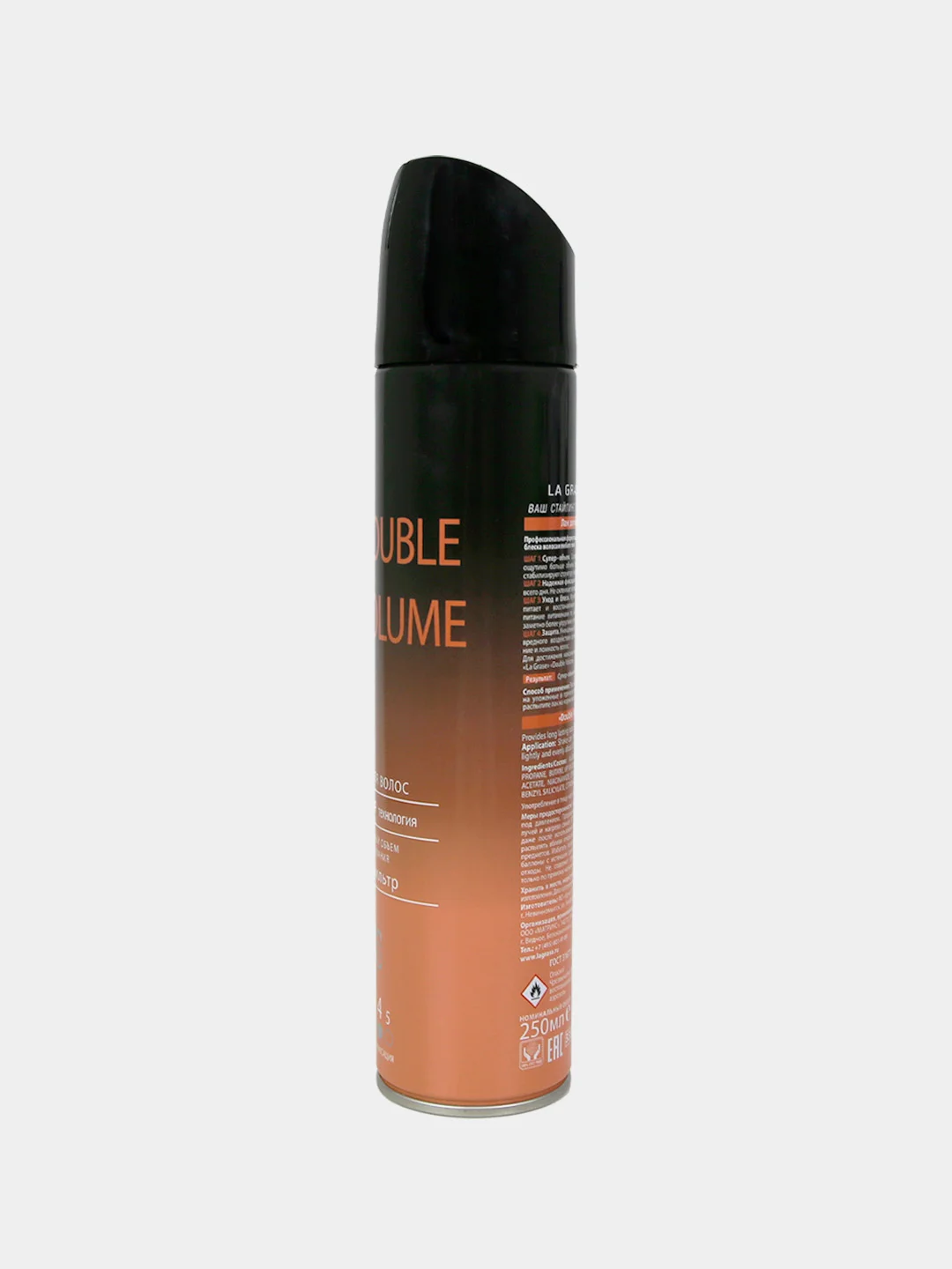Лак для волос La Grase Double Volume, 250 мл