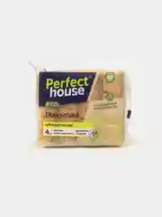 Губки для мытья посуды Perfect House Eco line, многоразовые, 4 шт