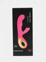 Розовый вибратор 20см*10,5см SEX ANGEL,стимулятор клитора,массаж точки G, женский мастурбатор