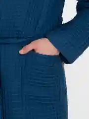 Серый халат вафельный Lilians, мужской