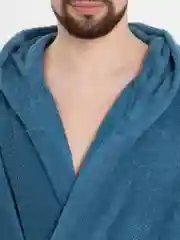 Индиго халат мужской банный махровый