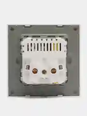 Белый розетка 220 V с USB и Type C