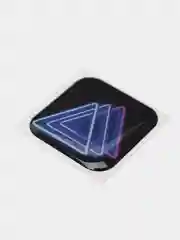 Ледяной неоновые 3D стикеры, наклейки на телефон, стикеры
