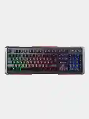 Черный клавиатура игровая мембранная Oklick 717G Black Death, USB