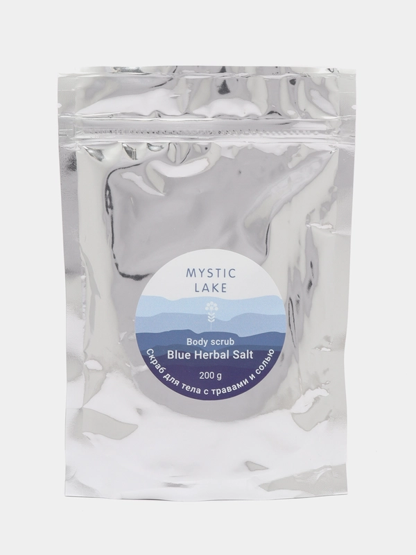 Скраб для тела с травами и солью "Blue Herbal Salt", 200 г Mystic Lake