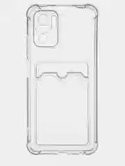 Молочный противоударный чехол для Xiaomi Redmi Note 10, Redmi Note 10S, POCO M5s силиконовый ROSCO