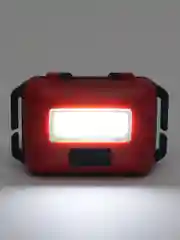 Красный фонарь налобный  Headlamp на батарейках