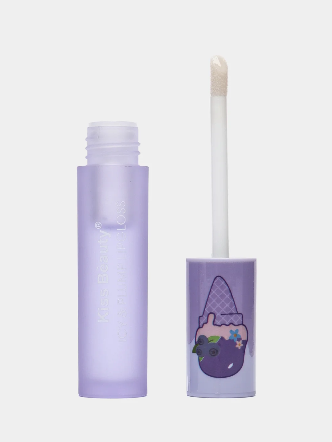 Лавандовый блеск для губ Kiss Beauty 3D lip volume, 5 мл