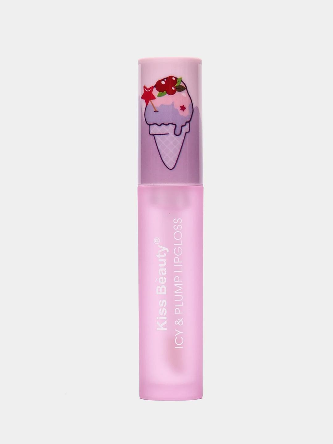 Сиреневый блеск для губ Kiss Beauty 3D lip volume, 5 мл