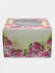 Разноцветный коробка, упаковка для торта с круглым окном, белая, золото, синяя