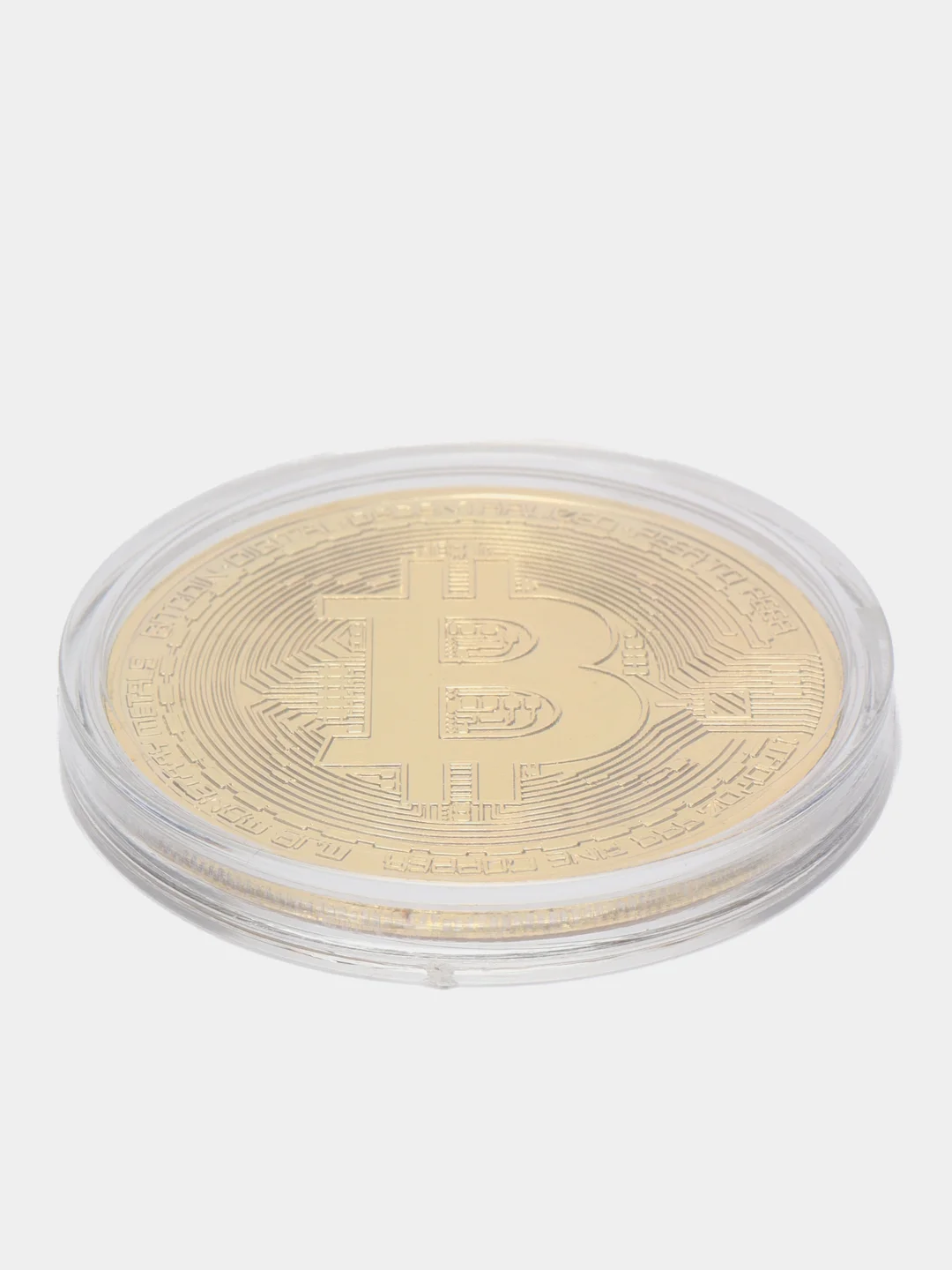 Сувенирная монета Биткоин (Bitcoin) BTC, монетка биткойн