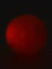 Оранжевый мячик светящийся , попрыгун мягкий