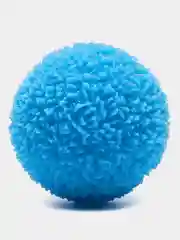 Синий мячик светящийся , попрыгун мягкий