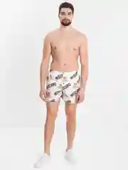 Белый хлопковые шорты
