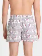 Серый хлопковые шорты