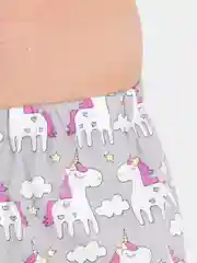 Серый хлопковые шорты