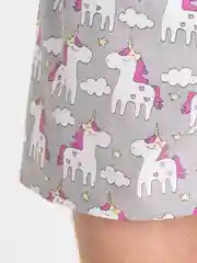 Серый хлопковые шорты