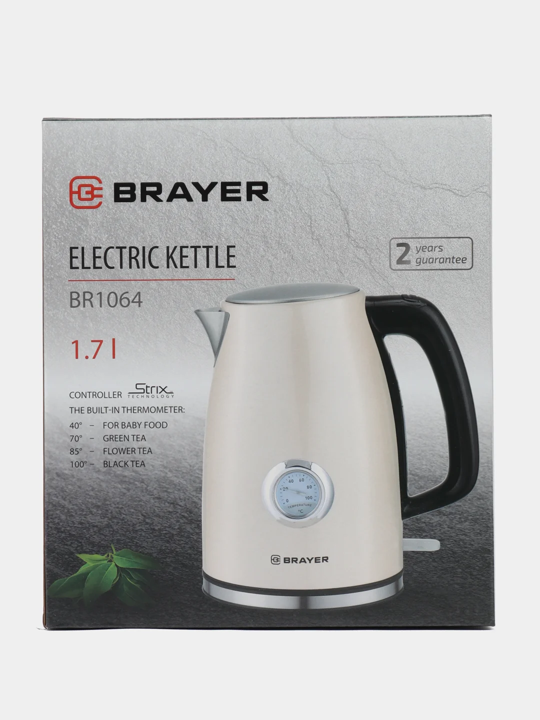 Чайник электрический BRAYER BR1064, 2200 Вт, 1.7 л