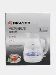 Чайник электрический BRAYER BR1066 1,7 л., 2200 Вт